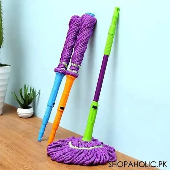 Mop with Long Handle (Minimum Order Quantity 1 Carton/50 PCs)