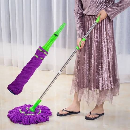 Mop with Long Handle (Minimum Order Quantity 1 Carton/50 PCs)