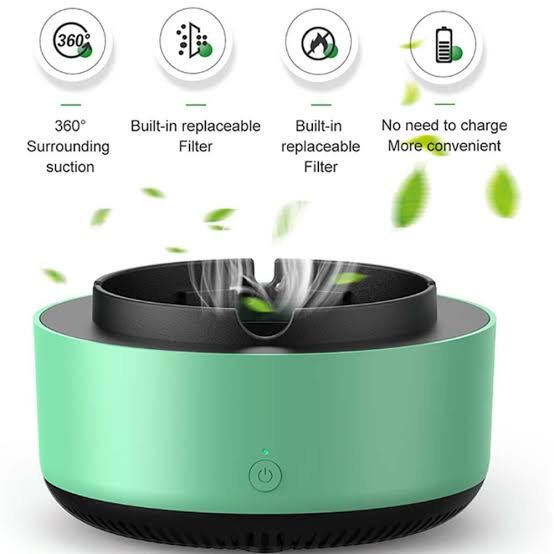 Portable Smoke Remover Ashtray (Minimum Order Quantity 1 Carton/72 PCs)