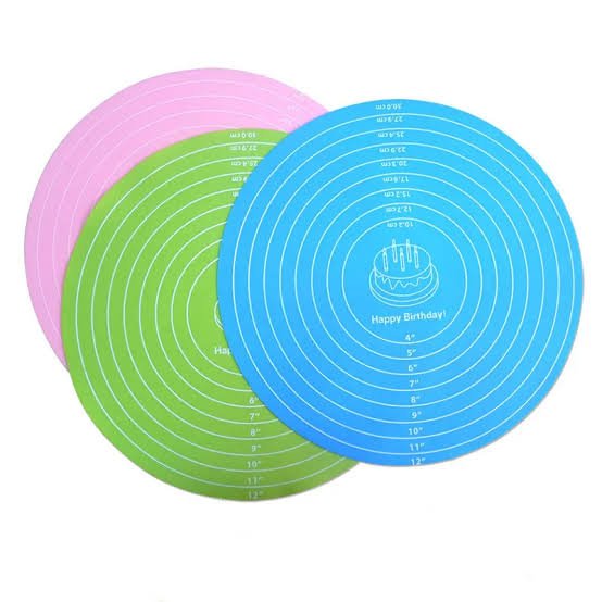 Round Silicone Roti Mat (Minimum Order Quantity 1 Carton/500 PCs)