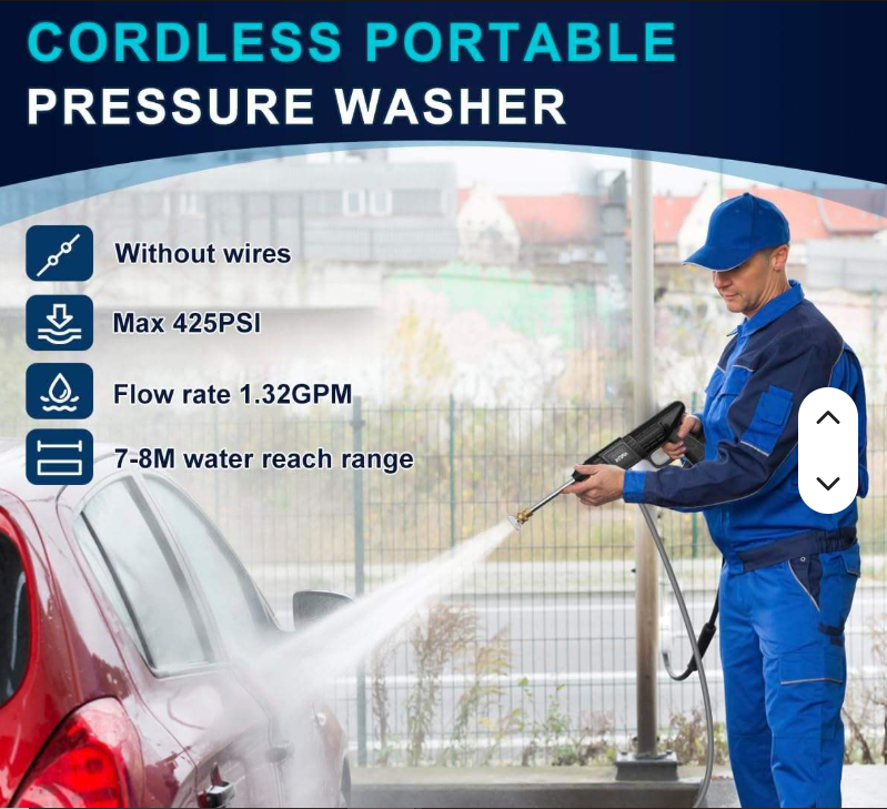 Car Washing Gun Single Battery