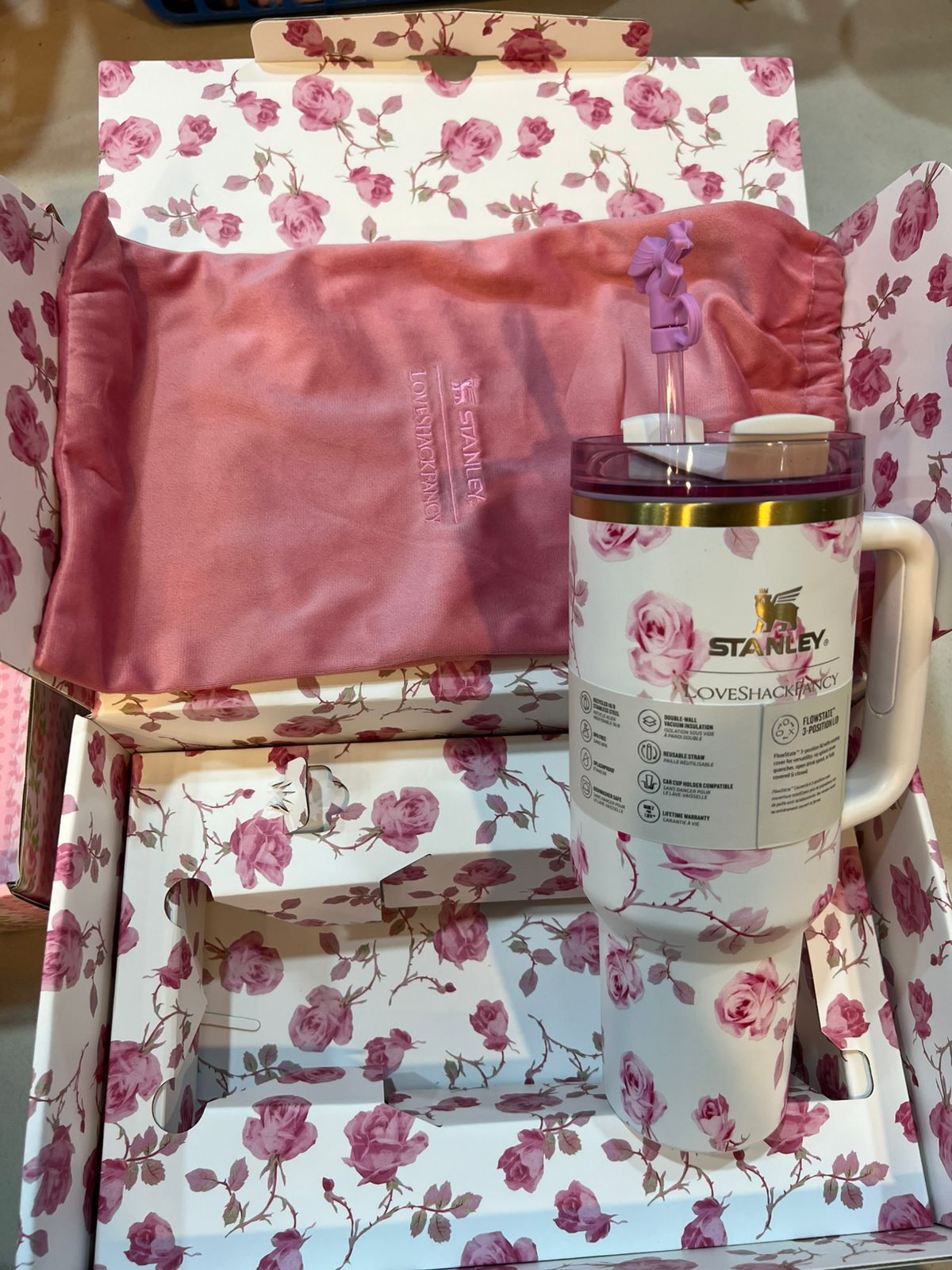 New stainless steel vacuum travel mug with handle