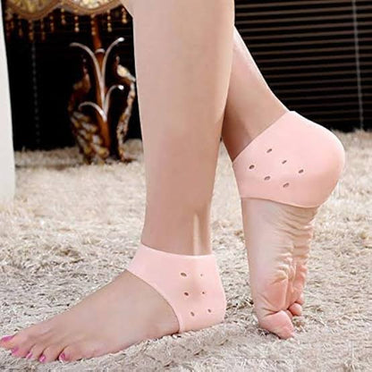 Silicone Gel Heel Pad Socks (Minimum Order Quantity 1 Carton/800 PCs)