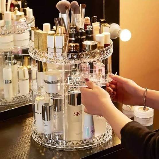 360 Rotating Makeup Organizer (Minimum Order Quantity 1 Carton/32 PCs)