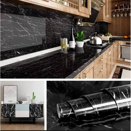Black Marble Sheet (Minimum Order Quantity 1 Carton/150 PCs)