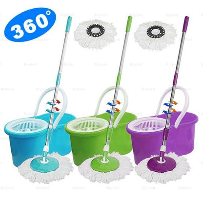 Easy Spin Mop with Plastic Stainer (Minimum Order Quantity 1 Carton/30 PCs)