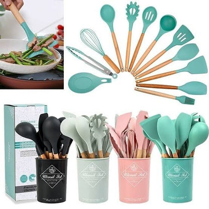 Silicone Spoon Jar Set (Minimum Order Quantity 1 Carton/24 PCs)
