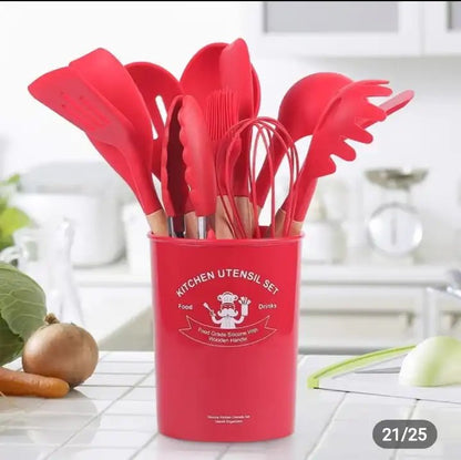 Silicone Spoon Jar Set (Minimum Order Quantity 1 Carton/24 PCs)