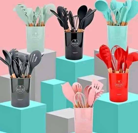 Silicone Spoon Jar Set (Minimum Order Quantity 1 Carton/24 PCs)