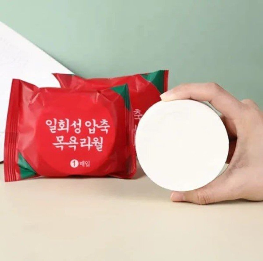 Disposable Compressed Bath Towel (Minimum Order Quantity 1 Carton/500 PCs)