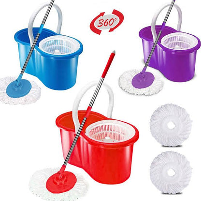 Easy Spin Mop with Plastic Stainer (Minimum Order Quantity 1 Carton/30 PCs)