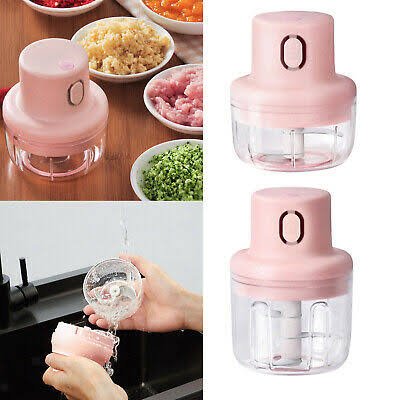 Rechargeable Food Chopper with 2 Bowls (Minimum Order Quantity 1 Carton/60 PCs)