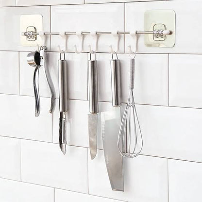 Self Adhesive Stainless steel wall hooks (Minimum Order Quantity 1 Carton/400 PCs)