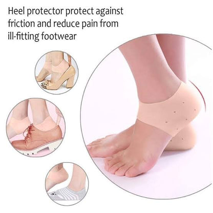 Silicone Gel Heel Pad Socks (Minimum Order Quantity 1 Carton/800 PCs)