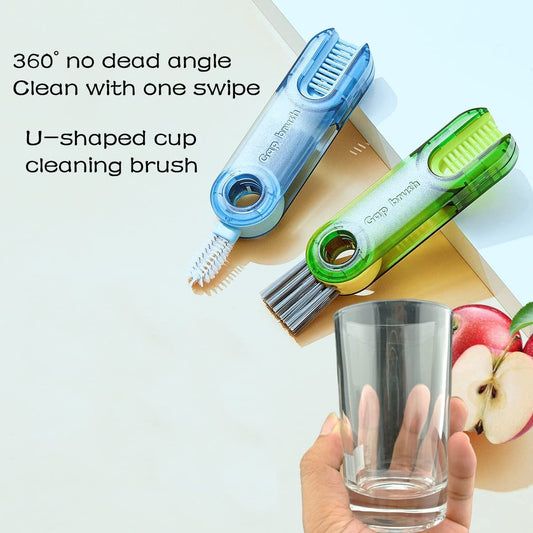 3 In 1 Bottle Gap Cleaner Brush (Minimum Order Quantity 1 Carton/500 PCs)
