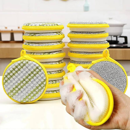 2 in 1 Multicolor Dishwashing Scrub and Sponge (Minimum Order Quantity 1 Carton / 800 PCs)