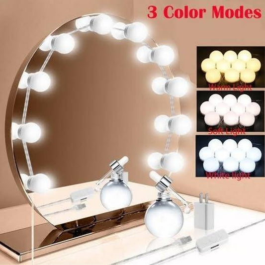 3 Colour modes Vanity Lights 10 bulbs (Minimum Order Quantity 1 Carton /60 Pcs)