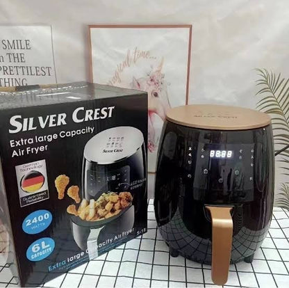 6L Silver Crest Electric Air Fryer (Minimum Order Quantity 1 Carton/3 Pcs)