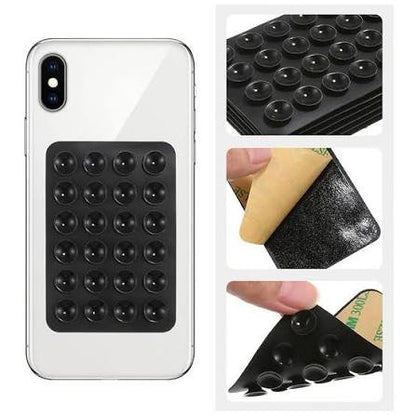 Silicone Phone Holder one side sticker and one side suction cups (Minimum Order Quantity 1 Carton /1000 PCs)