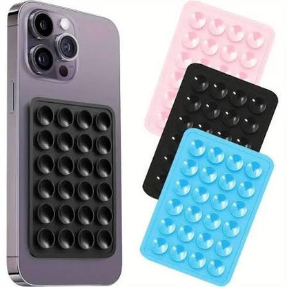 Silicone Phone Holder one side sticker and one side suction cups (Minimum Order Quantity 1 Carton /1000 PCs)