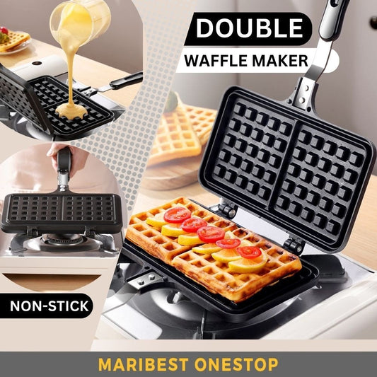 Double Waffle Maker (Minimum Order Quantity 1 Carton /33 Pcs)