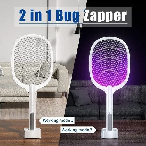 2 in 1 Bug Racket and Mosquito Killing Lamp (Minimum Order Quantity 1 Carton/26 PCs)