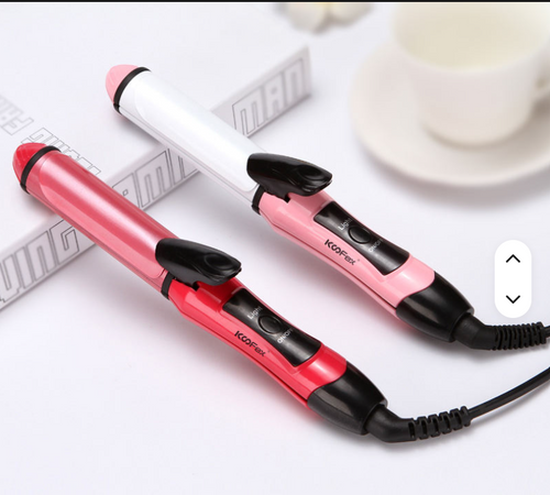 Hair Straightener and Curler Multifunctional 2 in 1 Flat Iron
