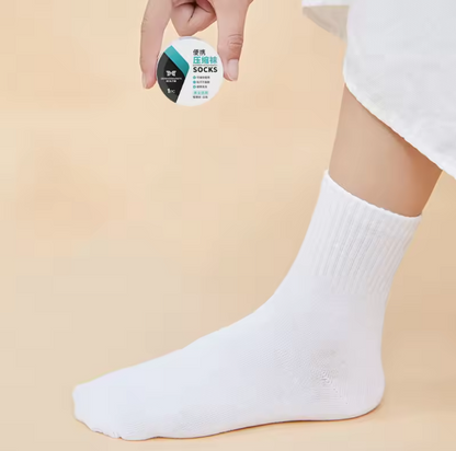 Disposable Breathable Socks Compression Summer Medium Sleeve Short