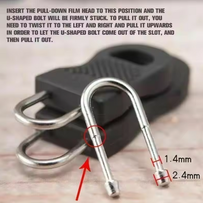 Pack of 10 Replacement Zipper Head Tool-free Removable Zipper Puller