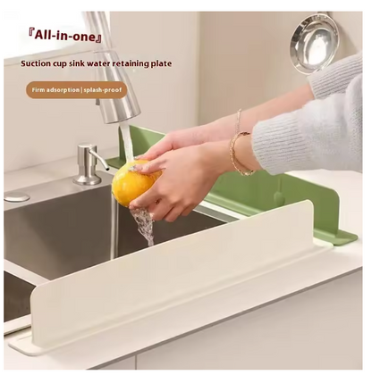 1pcs Silicone Kitchen Sink Water Splash Guard