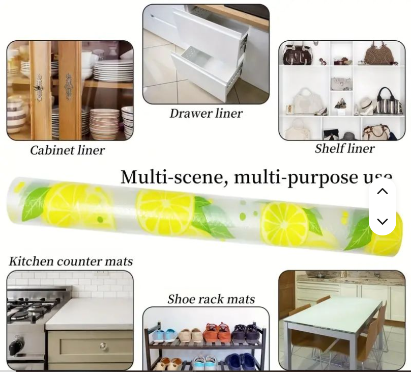 Liner Shelf Drawer Liner Cabinet Mat Decorative Film Refrigerator