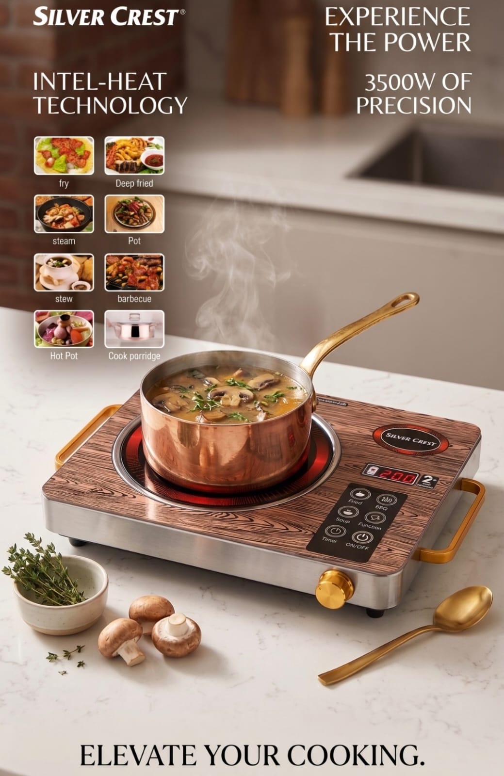 Smart 2200W Single Burner