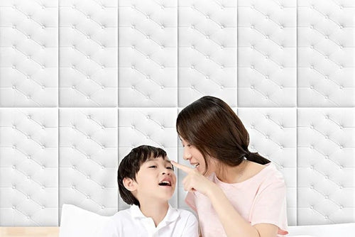 Foam Button Shape brick Wall Sticker Sheet