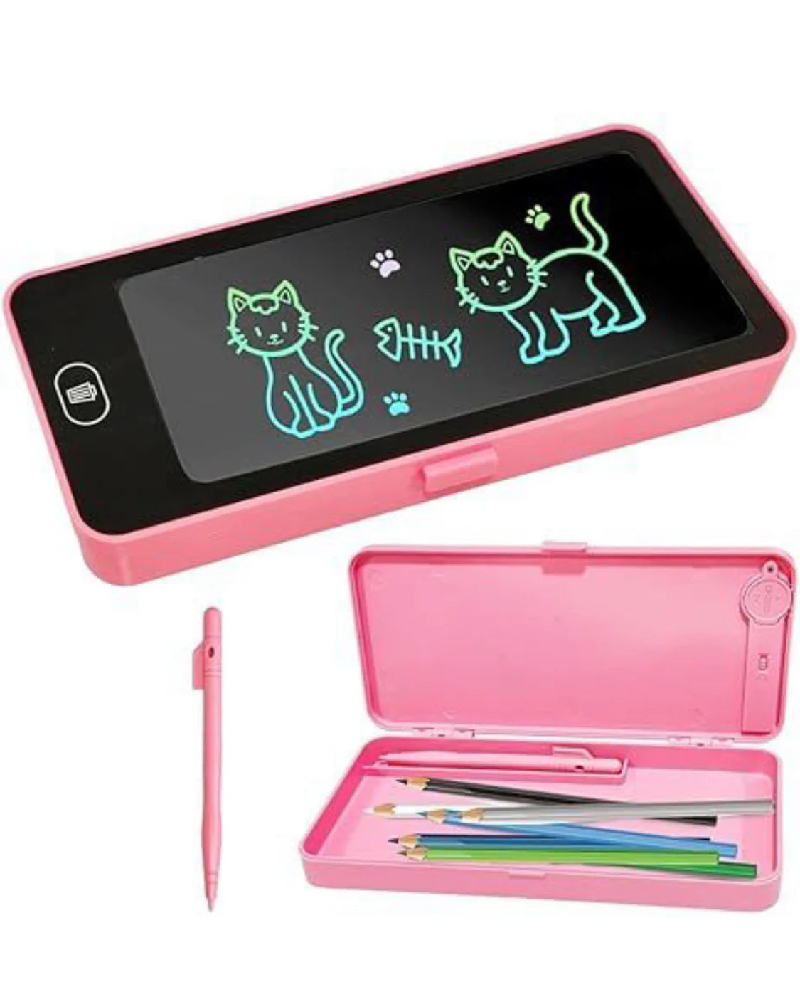 Kids Writing Pad with Pencil Box